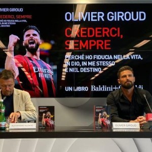 互动挑战-【现场】吉鲁新书发布：国米没钱签我，米兰目标卫冕！